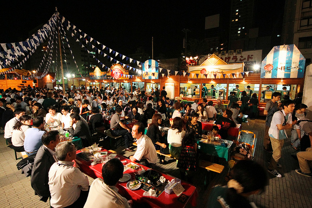 ビアガーデンで席のネット予約できます